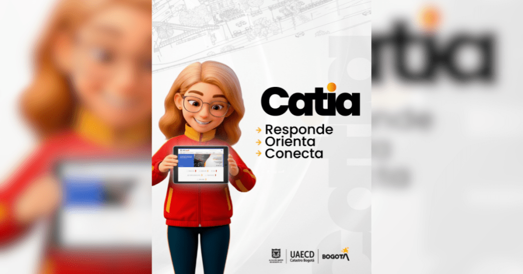 Imagen de la pieza gráfica que promociona a Catia, nuevo sistema de atención al usuario.