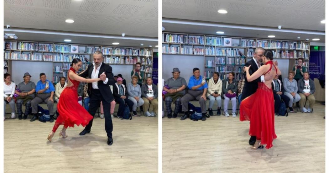 Imagen de curso de danza en la Biblioteca Pública El Mirador