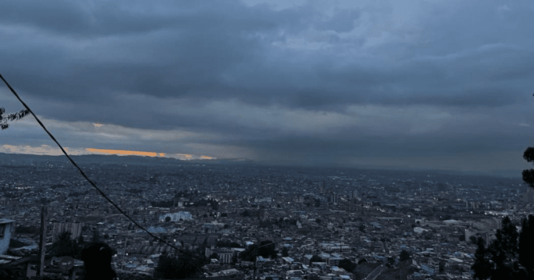Imagen panorámica de Bogotá