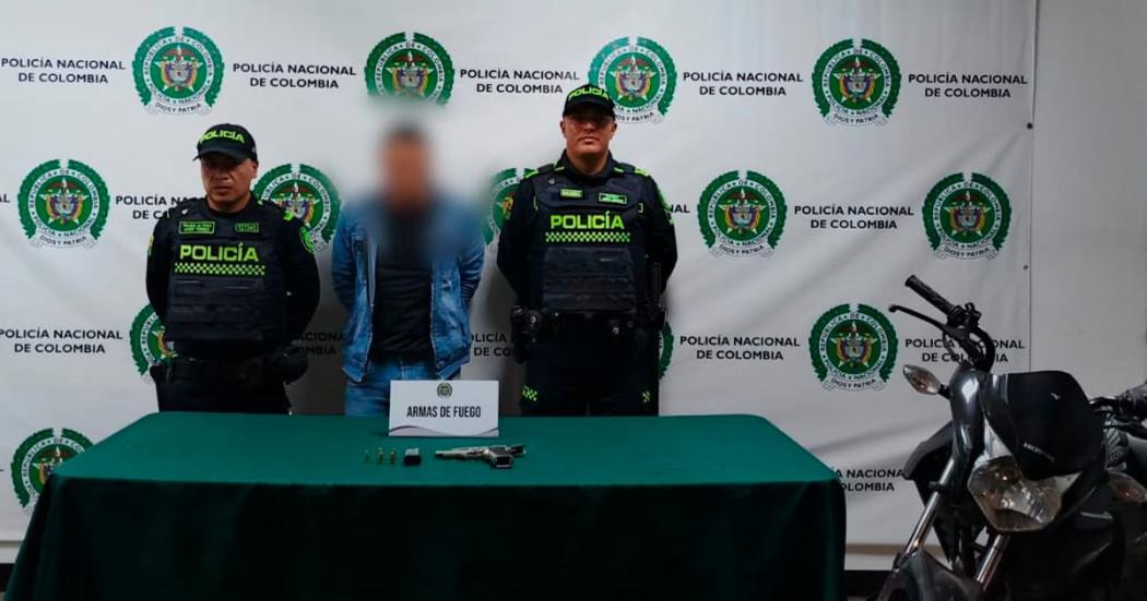 En la foto la foto del capturado en Bosa