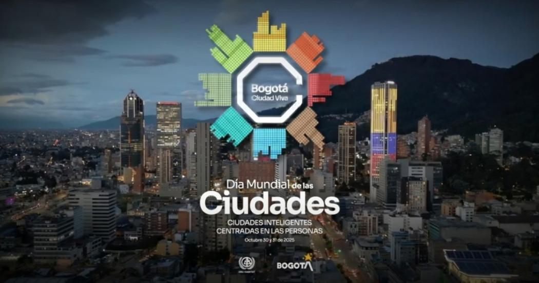 Foto con el logo del Día Mundial de las Ciudades 2025