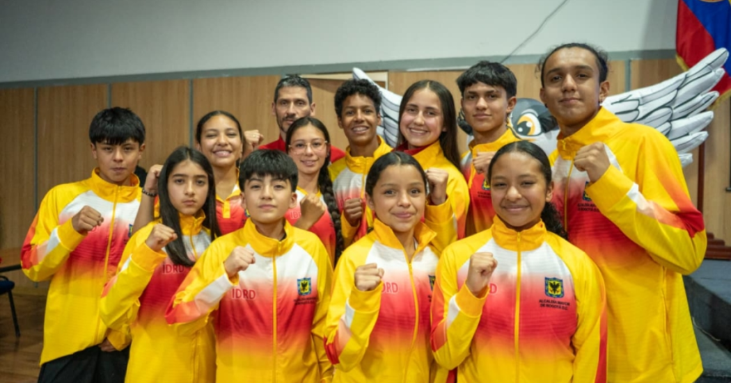 Imagen de deportistas que participan en la fase final de los Juegos Intercolegiados Nacionales