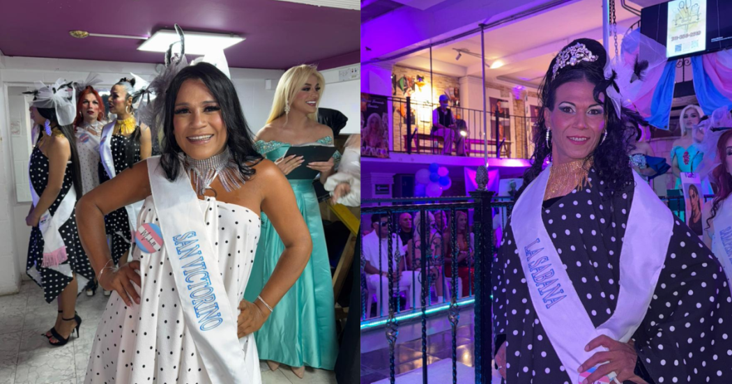 Foto de dos mujeres trans posando para una foto