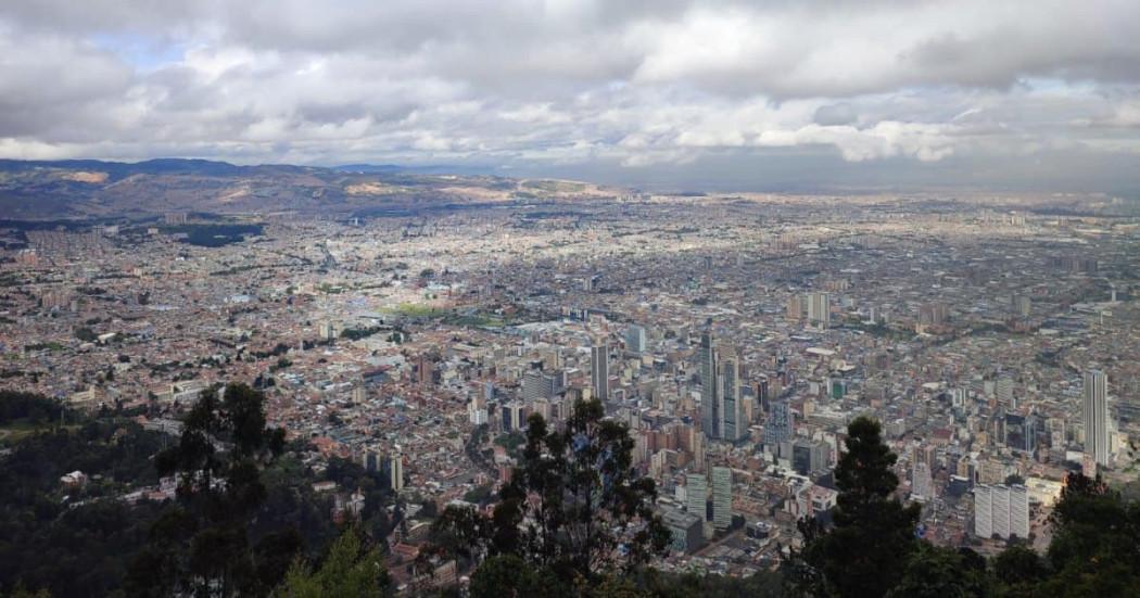 Foto panorámica de la ciudad de Bogotá 