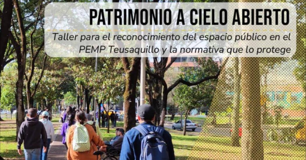 Foto que muestra personas caminando en un parque 
