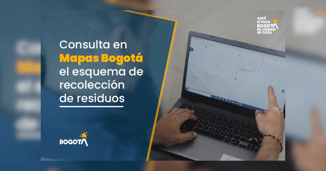 Imagen de la pieza gráfica que promociona Mapas Bogotá