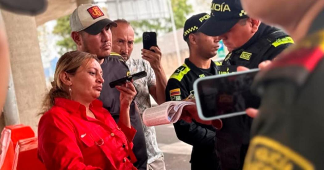 En la foto las autoridades llevando a cabo inspecciones de vigilancia y control 