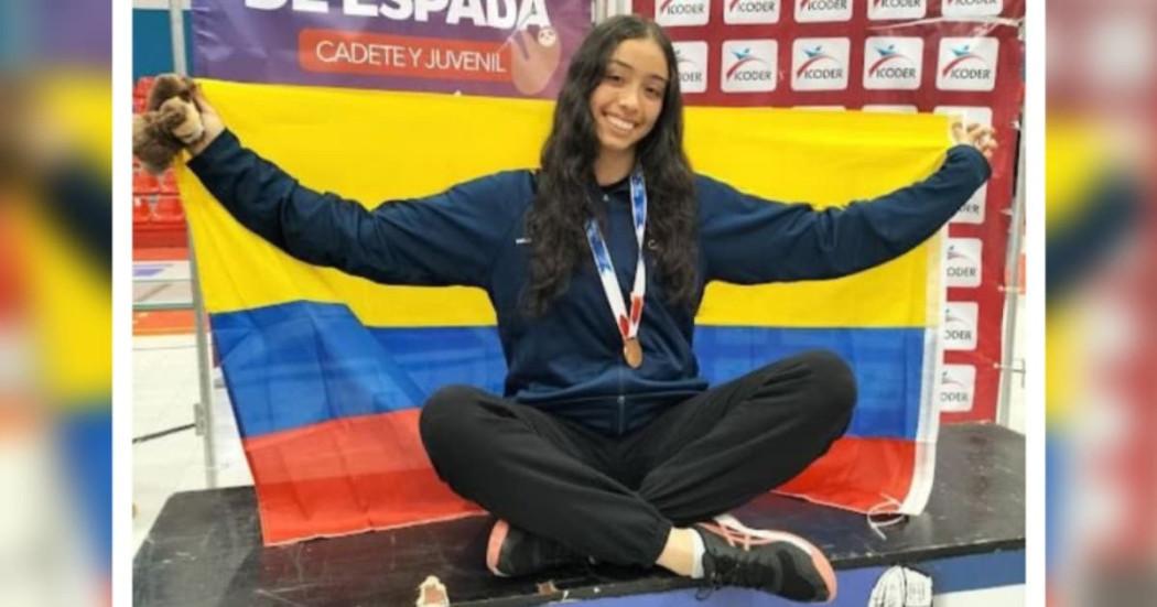 Imagen de la deportista Isabela Rodríguez Sierra, orgullo de Bogotá