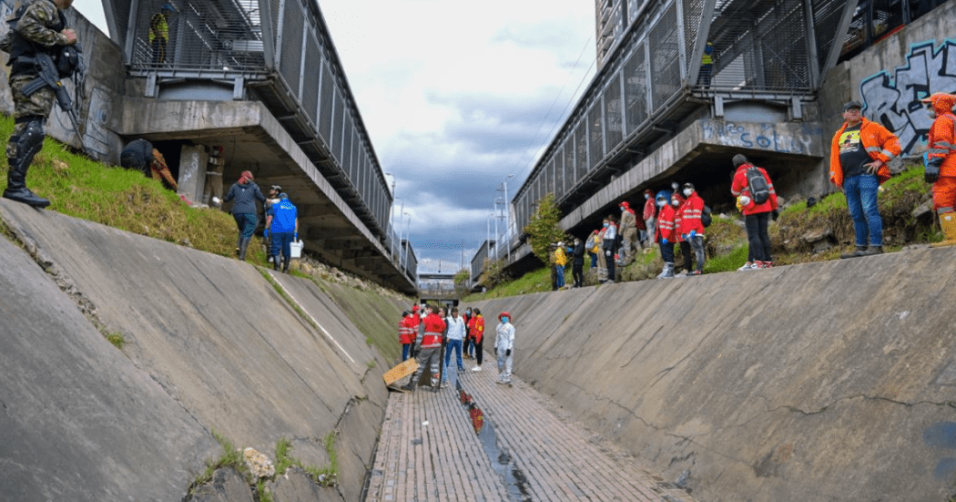 En la foto el Canal Comuneros, donde fueron desmontados 20 cambuches
