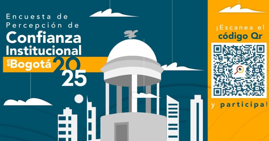 Participa en la Encuesta de Confianza 2025 de la Veeduría de Bogotá