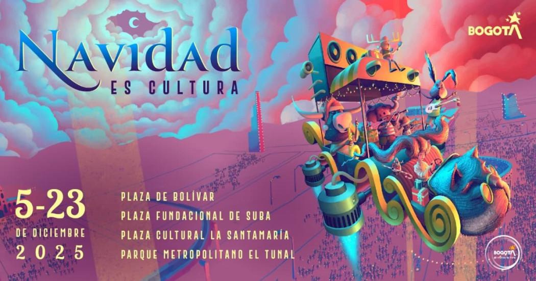 Imagen oficial de Navidad es Cultura 2025 conciertos, desfiles, ferias y más 5 al 23 de diciembre