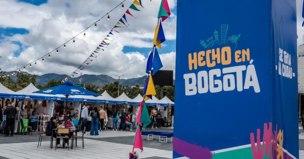 Foto de una de las ferias Hecho en Bogotá.