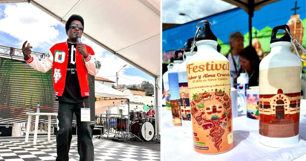 Fotos de la Plaza Distrital de Mercado Las Cruces Bogotá durante el festival Herencia Cruceña 2025