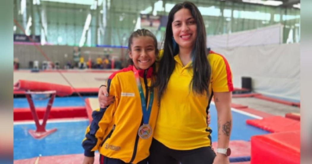 Foto de las deportistas María José Arias y Sara Luna Castrillón