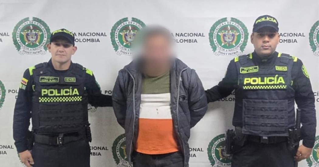 En la foto el capturado por la Policía