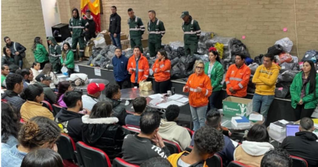 Capacitación de nuevos trabajadores de Aguas de Bogotá