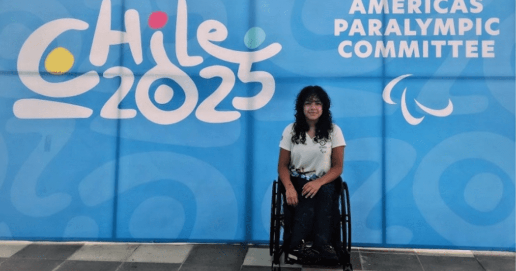 Imagen de paranadadora del Equipo Bootá en los Juegos Panamericanos