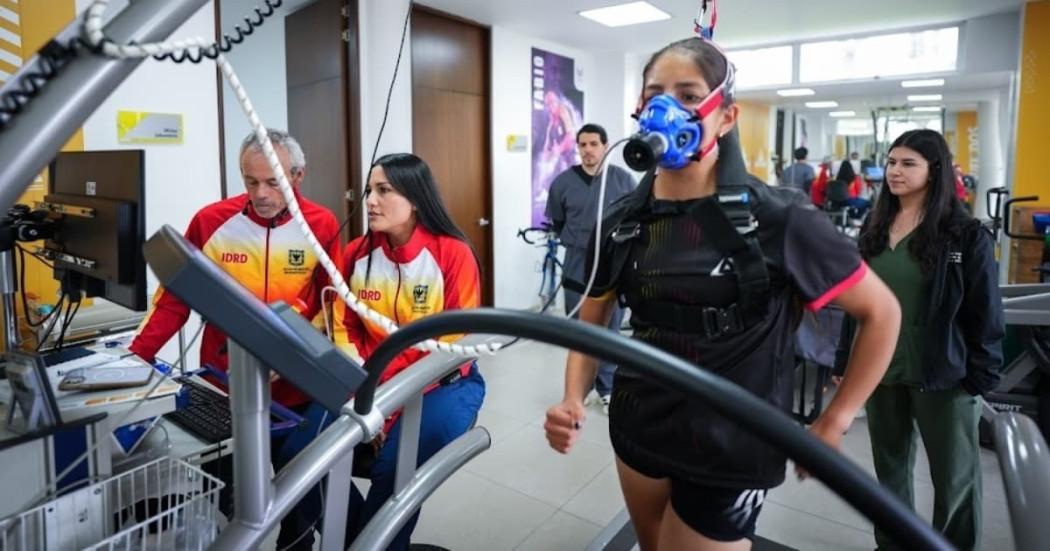 Deportistas en pruebas de alto rendimiento 