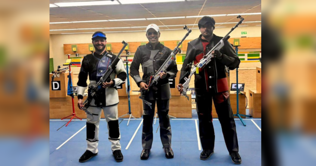 Imagen de deportistas de la competencia de Rifles y Pistolas.
