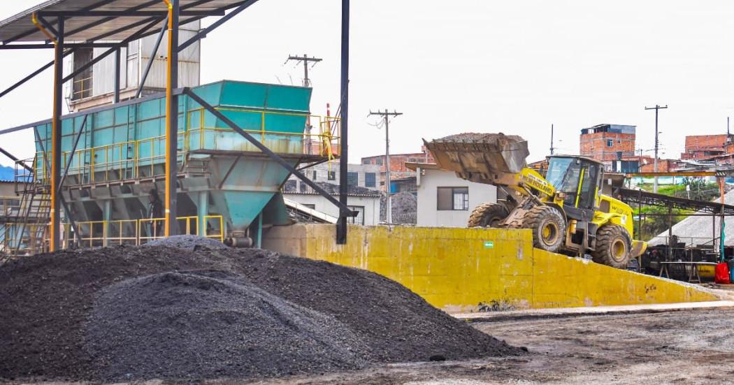 Foto de la sede de producción mezclas asfálticas de la UMV