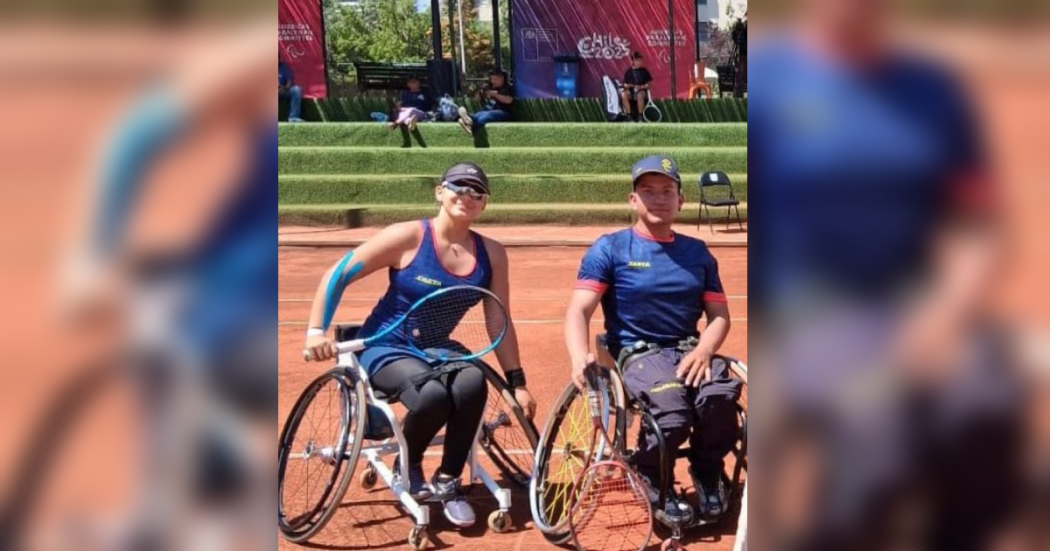 Imagen de los deportistas que ganaron la medalla de plata