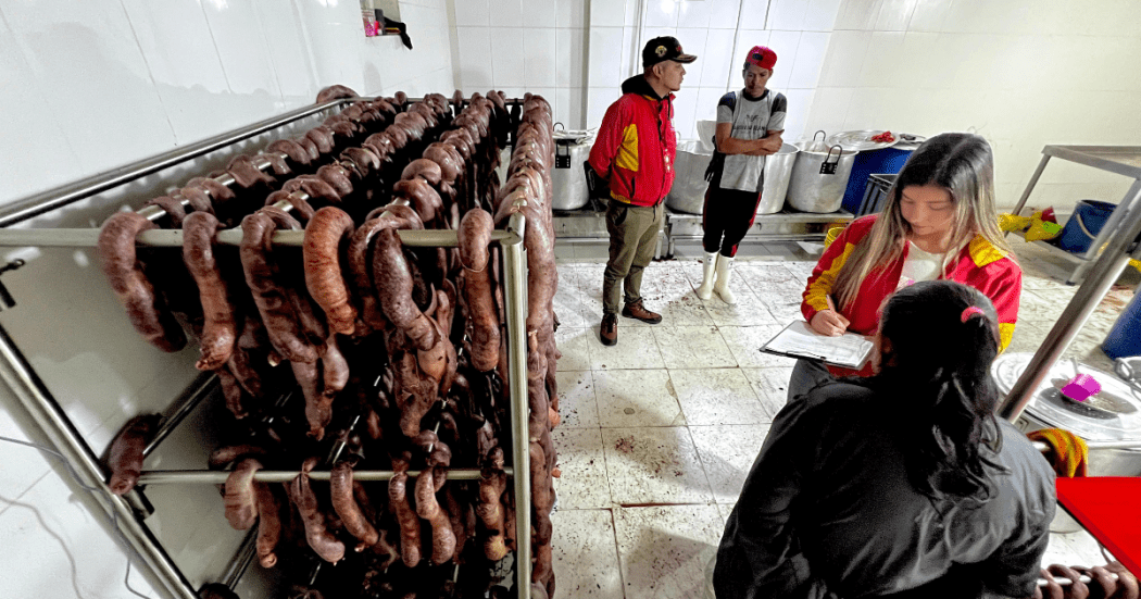 Imagen del operativo de control al establecimiento