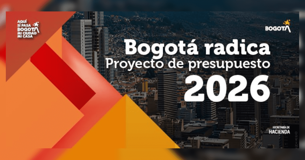 Pieza gráfica indicando el proyecto de presupuesto