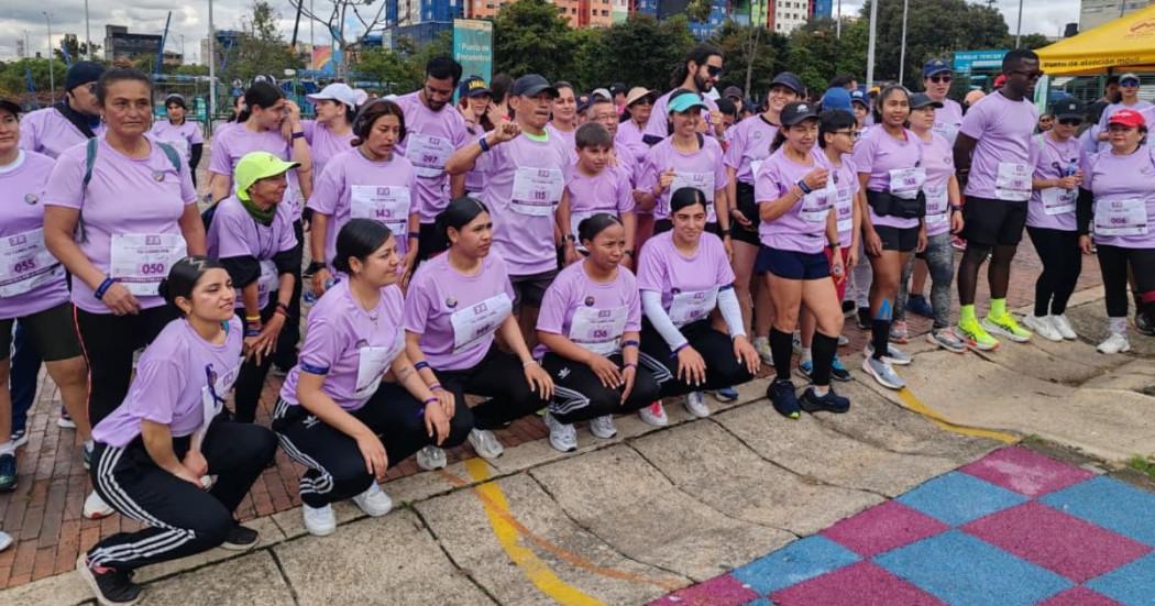 Mujeres en carrera deportiva