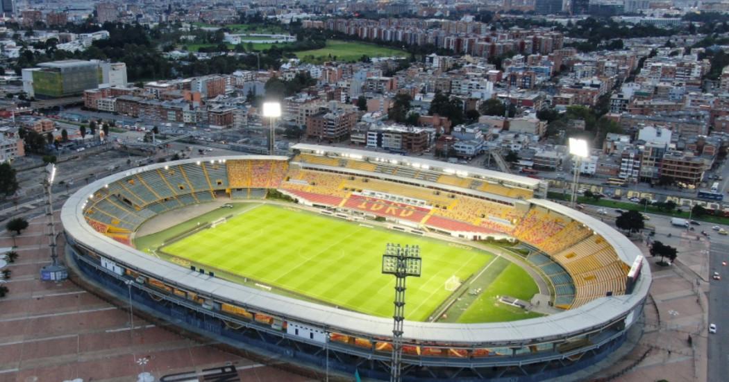 Foto panorámica del estadio El Campín en Bogotá
