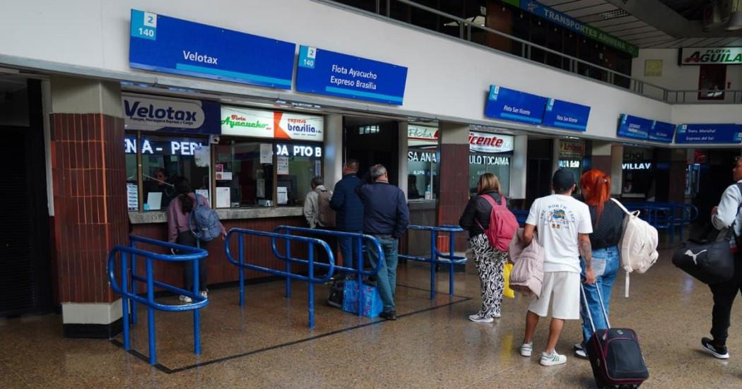 Foto de una de las sedes de Terminal de Trasnporte de Bogotá 