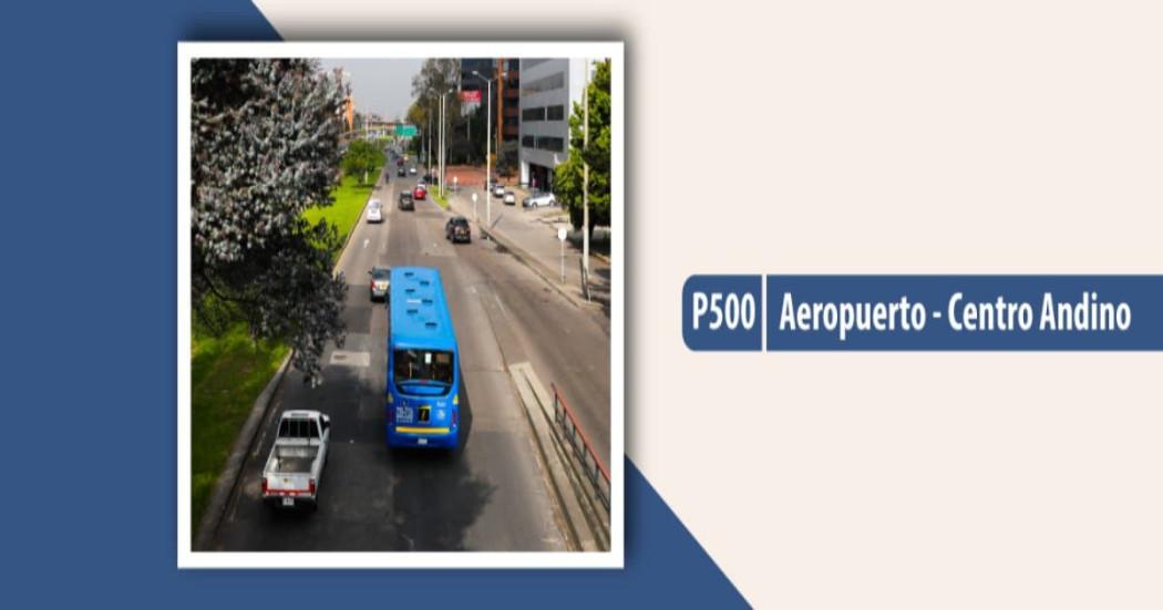 Pieza gráfica sobre el servicio TransMiZonal P500