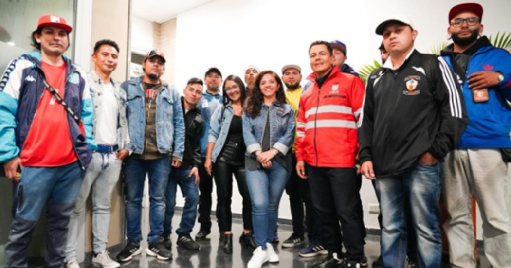 Imagen de integrantes de barras futboleras