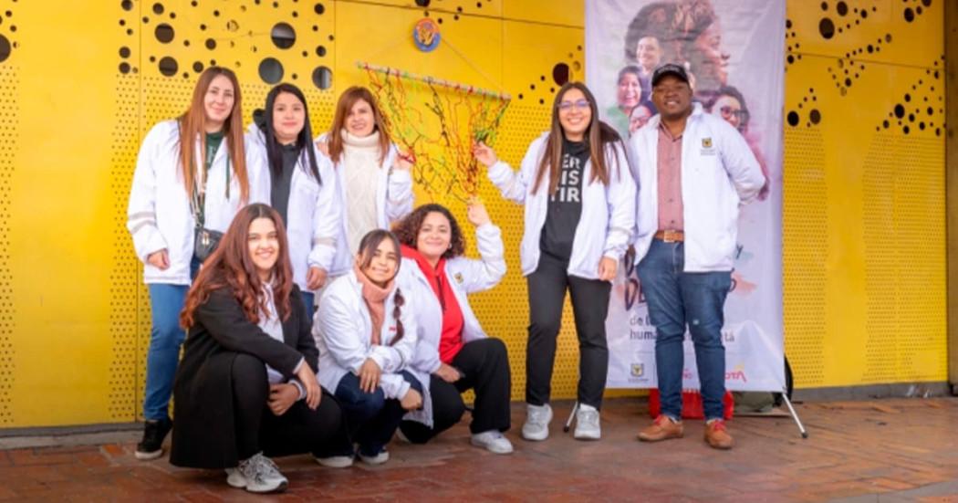 En la foto varios enlaces de Derechos Humanos