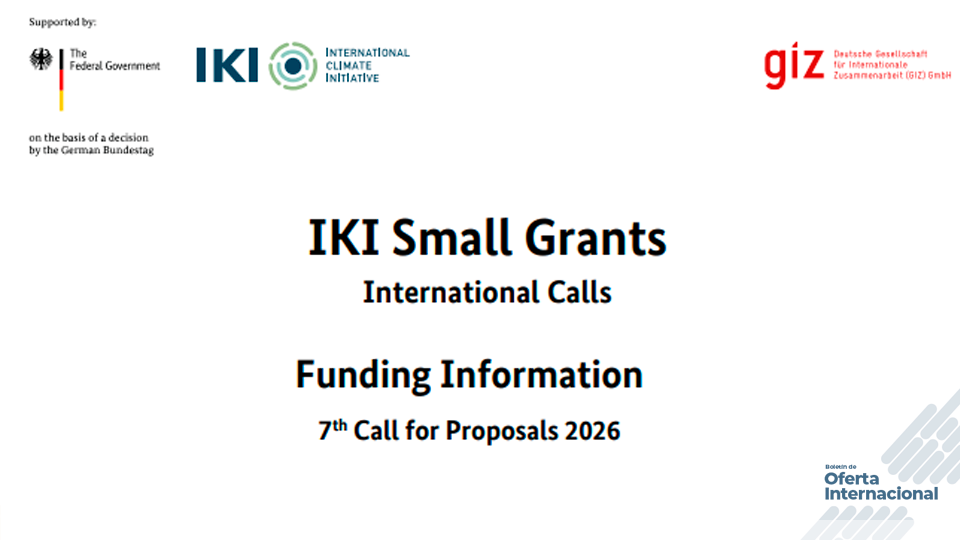 Programa IKI Small Grants de la Iniciativa Climática Internacional (Alemania).