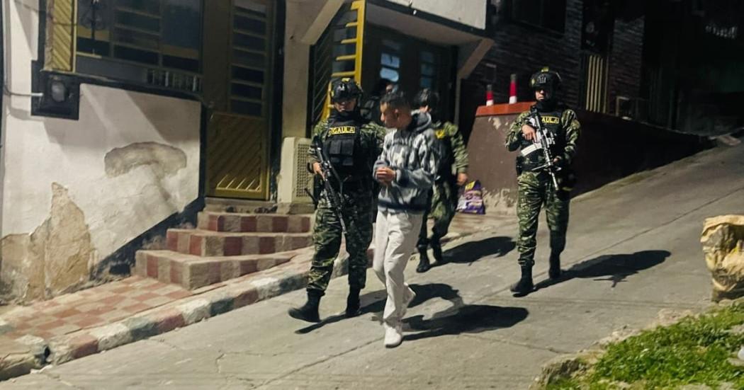 Foto de las capturas de los cinco integrantes del grupo criminal 'Los Violeta'.