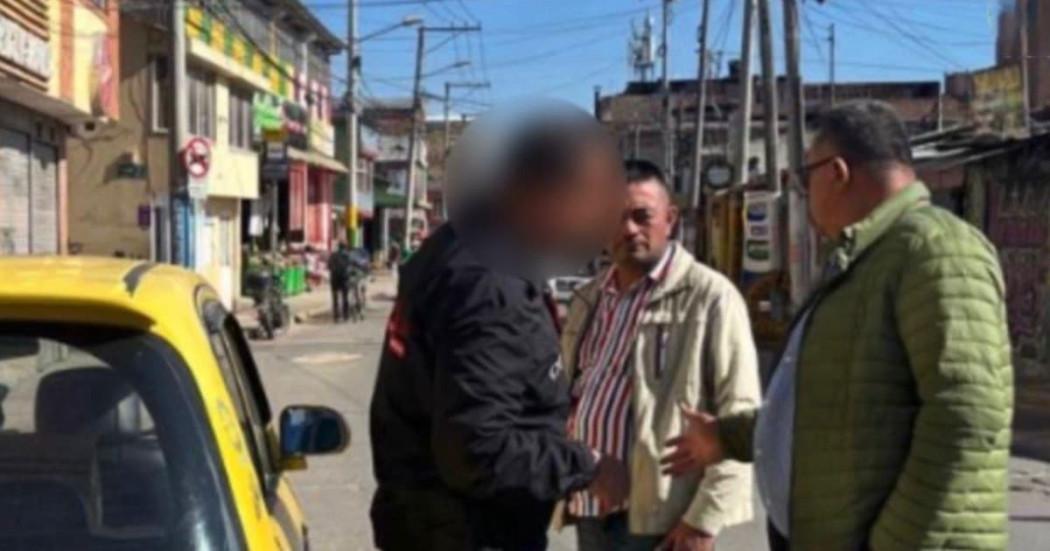 Foto de los capturados de la red direccionamiento de procesos judiciales en Bogotá