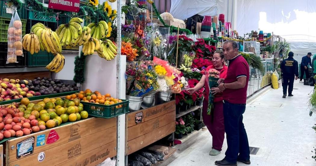 Foto de una de las Plazas Distritales de Mercado de Bogotá.