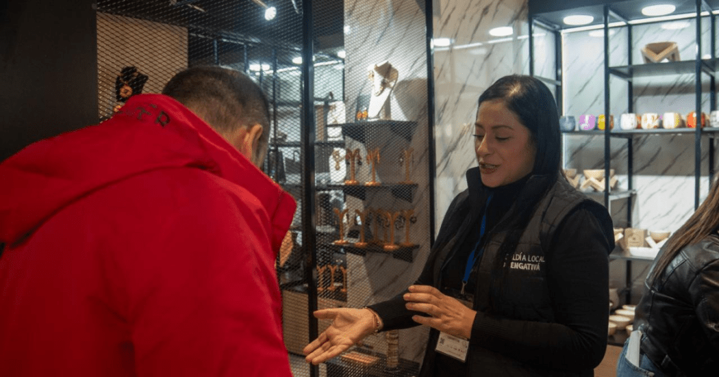 Foto de una emprendedora de Engativá