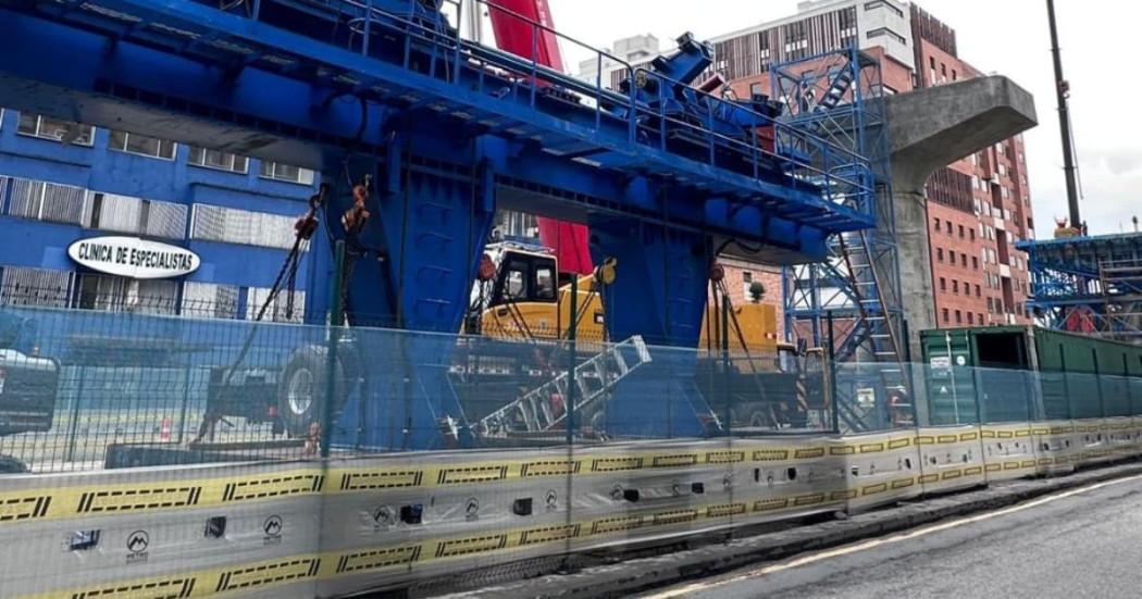 Foto de obras y cierre de calle 32 con avenida Caracas.