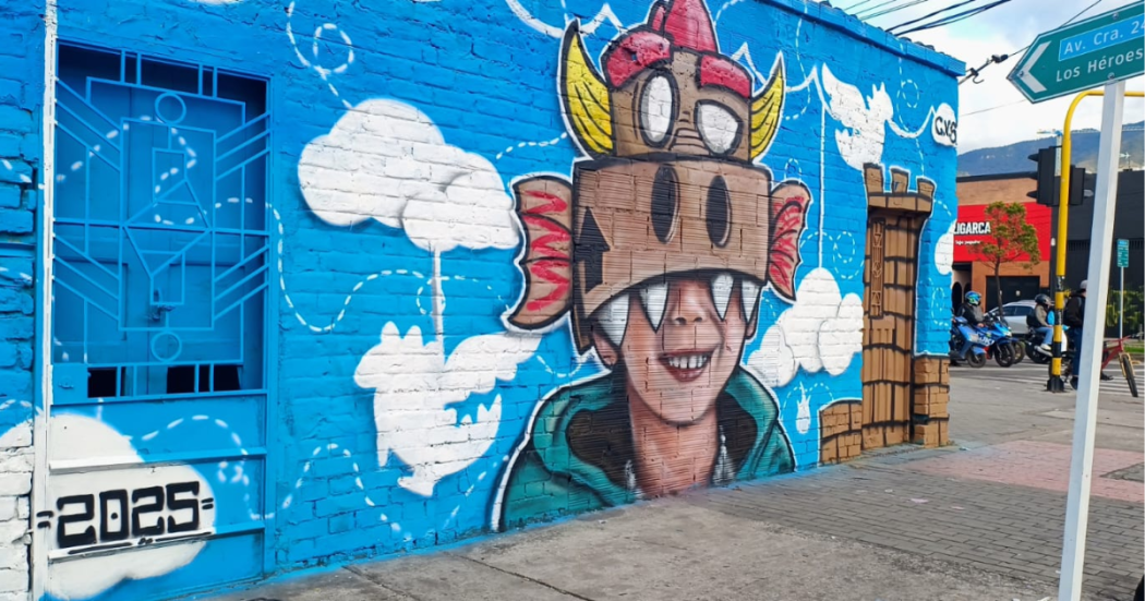 Foto de un mural en la localidad de Barrios Unidos