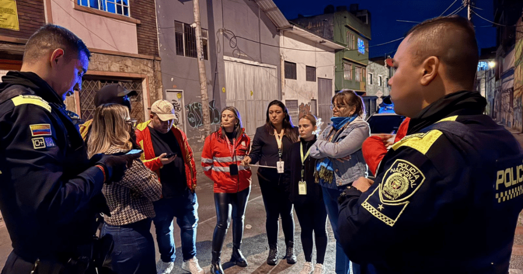 Foto de funcionarios del Distito en operativos de seguridad