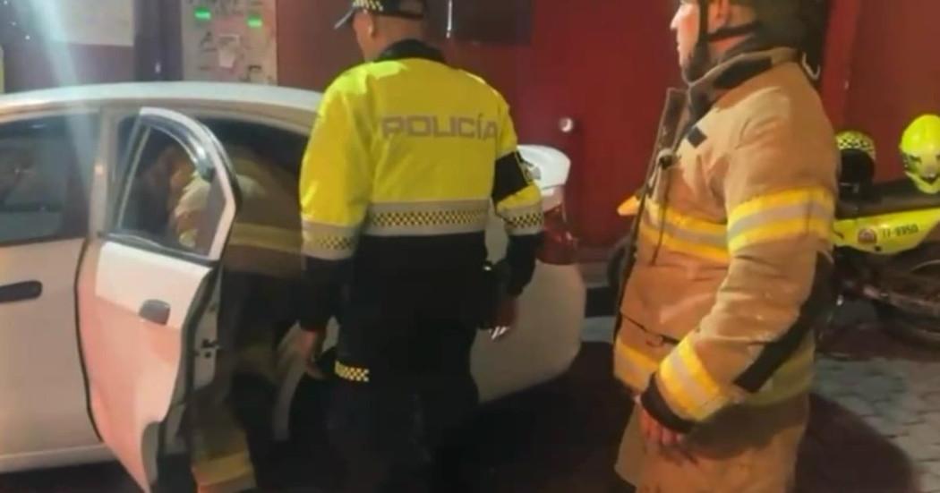 Policía rescató a bebé de 11 meses abandonado en el centro de Bogotá