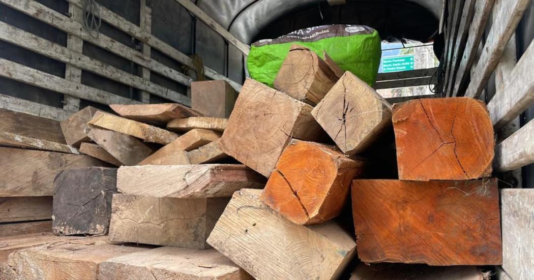 Madera decomisada