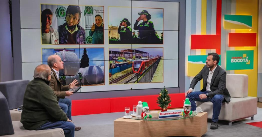 Alcalde Galán en entrevista en el Canal Capital