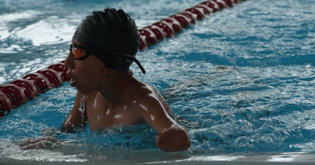 Imagen de deportista en Piscina Olímpica