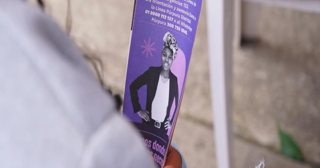 Pieza gráfica de la Secretaría de la Mujer. 