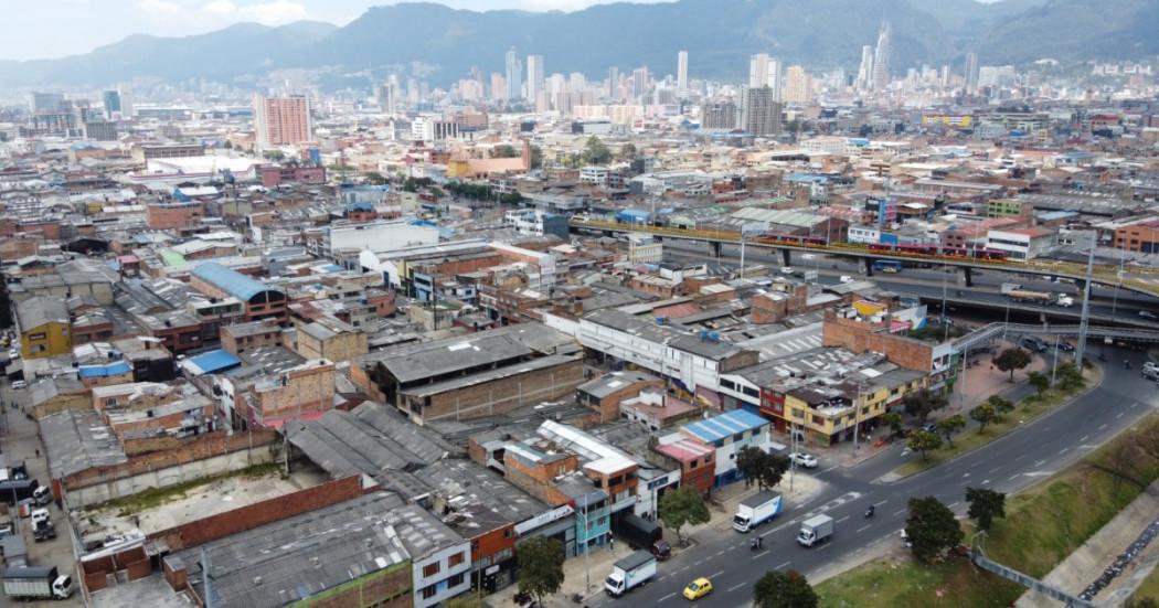 Foto panorámica de Bogotá