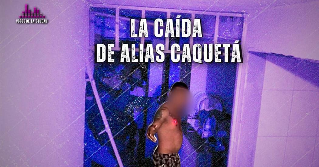 Imagen gráfica de la Secretaría de Seguridad con la captura