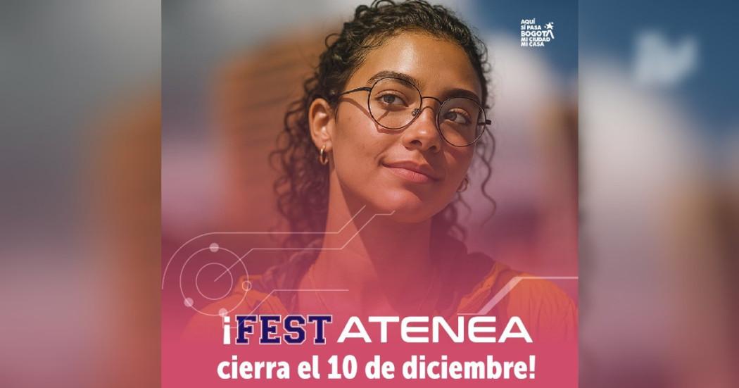 Foto con una invitación a la convocatoria Fest Atenea 2025
