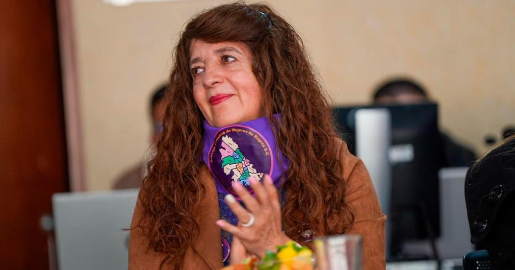 En la foto una mujer que hace parte del Consejo Consultivo 